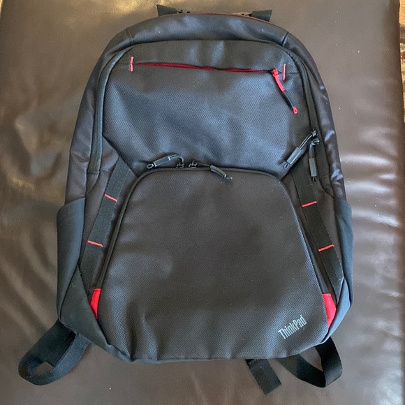 ThinkPad Bags Lenovo Thinkpad Laptop Backpack Black And Red Poshmark